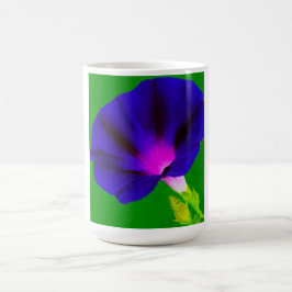 Leuchtend lila-rosa Blüten Kaffeetasse