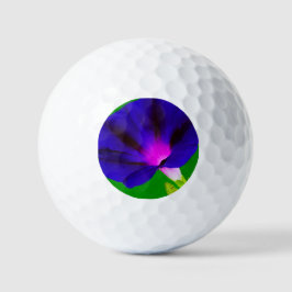 Leuchtend lila-rosa floral golfball