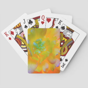 Leuchtende Begonienblüte Seabeck, WA Spielkarten