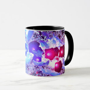 Leuchtende Blumen Tasse