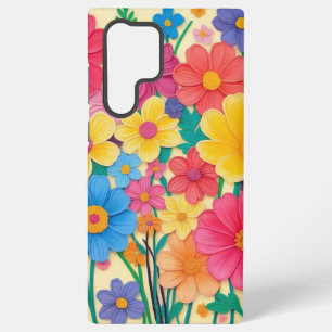 Leuchtende Blüten in voller Farbe Samsung Galaxy Hülle