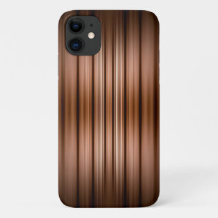 Leuchtende braune und schwarze Streifen Case-Mate iPhone Hülle