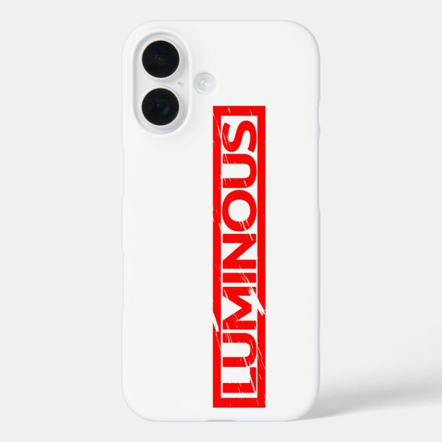 Leuchtende Briefmarke Case-Mate iPhone Hülle (Rückseite)