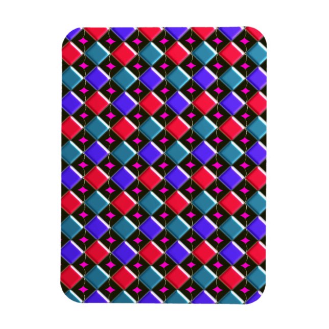 Leuchtende Diamanten erzeugen Magnet (Vertikal)