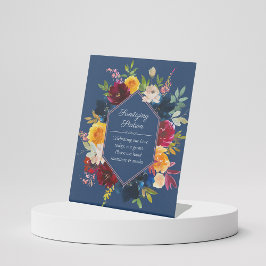 Leuchtende Farben Entschärfungs-Station Wasserfarb Sockelschild