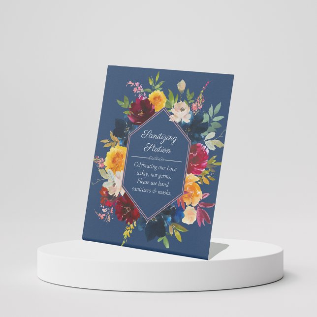 Leuchtende Farben Entschärfungs-Station Wasserfarb Sockelschild (Von Creator hochgeladen)