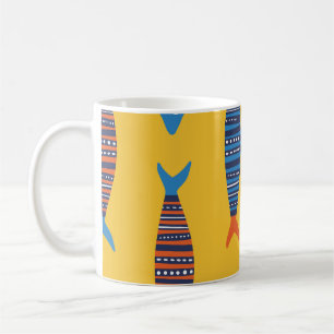 Leuchtende Fische Unterwasser-Lebensanzeige Kaffeetasse