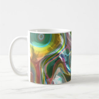 Leuchtende Flüssigglas-Träume Kaffeetasse