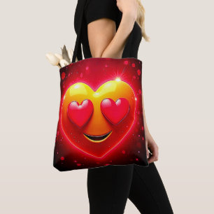 Leuchtende Herz-Augen-Emotion