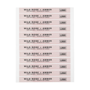 Leuchtende Kerze Logo-Label Tamper Proof Siegel Pi