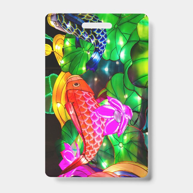 Leuchtende Koi Ausweis (Vorderseite)