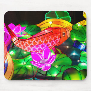 Leuchtende Koi Mousepad