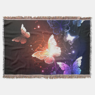 Leuchtende Nachtfalter Decke