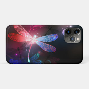 Leuchtende rote Libelle Case-Mate iPhone Hülle
