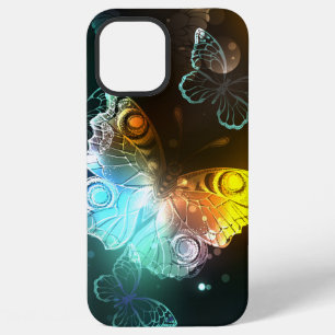 Leuchtende Schmetterlinge und Nachtfalter iPhone 12 Pro Max Hülle
