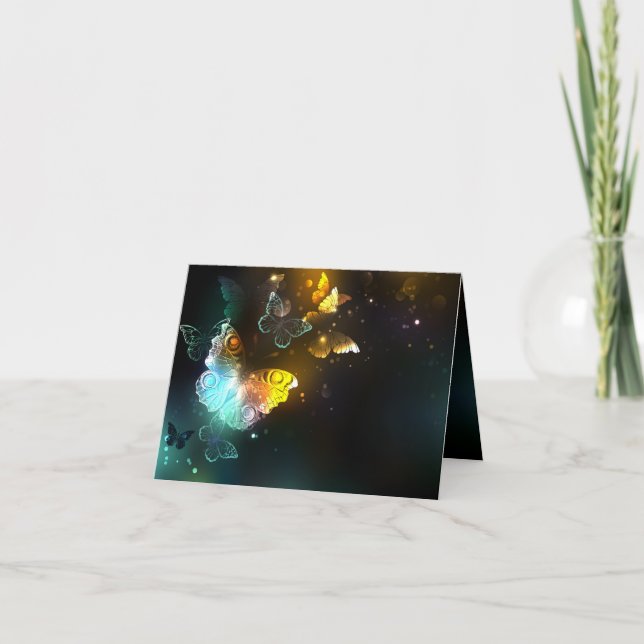 Leuchtende Schmetterlinge und Nachtschmetterlinge Ankündigung (Vorderseite)