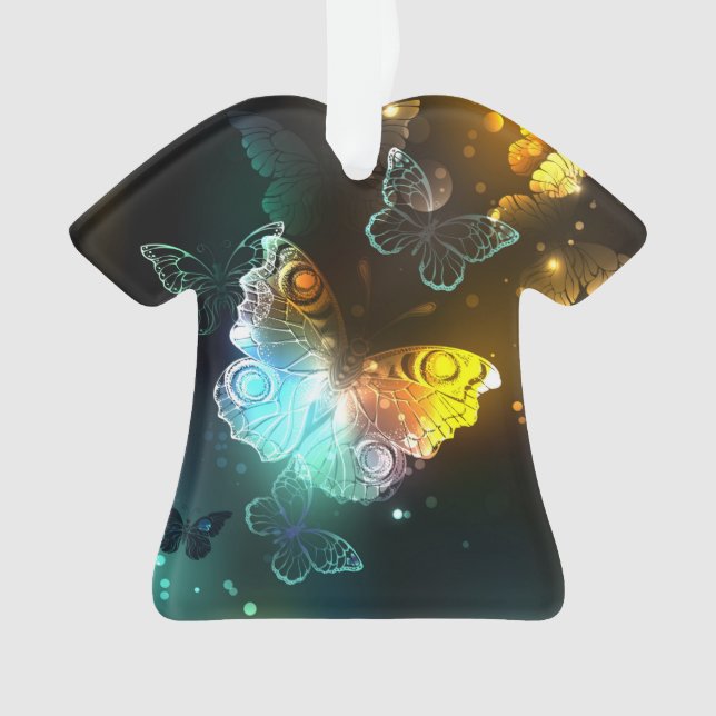Leuchtende Schmetterlinge und Nachtschmetterlinge Ornament (Vorderseite)