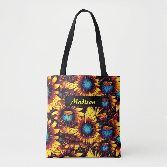 Leuchtende Sonnenblumen (Vorderseite)