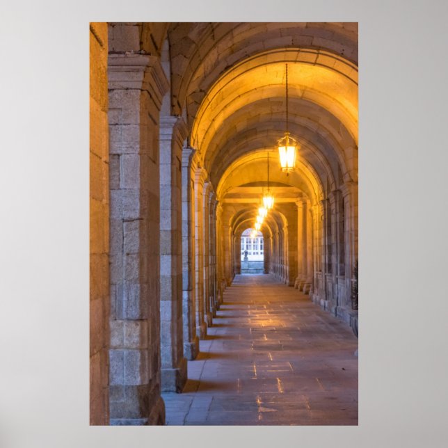 Leuchtende Steinhalle, Splitter Poster (Vorne)