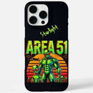 Leuchtende UFOs über Area 51 iPhone 16 Pro Max Hülle