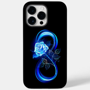 Leuchtende Unendlichkeit mit blauer Rose Case-Mate iPhone 14 Pro Max Hülle