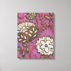 Leuchtende Verzierung I Leinwanddruck