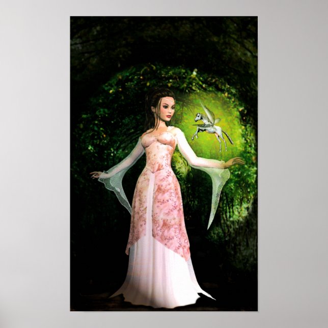 Leuchtende Way Poster (Vorne)