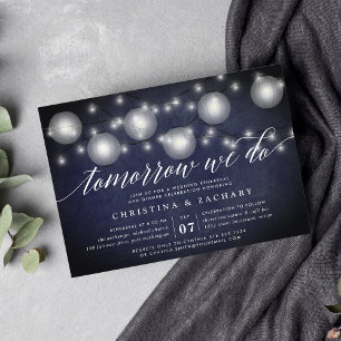 Leuchtender Abend   Probe - Abendessen Einladung