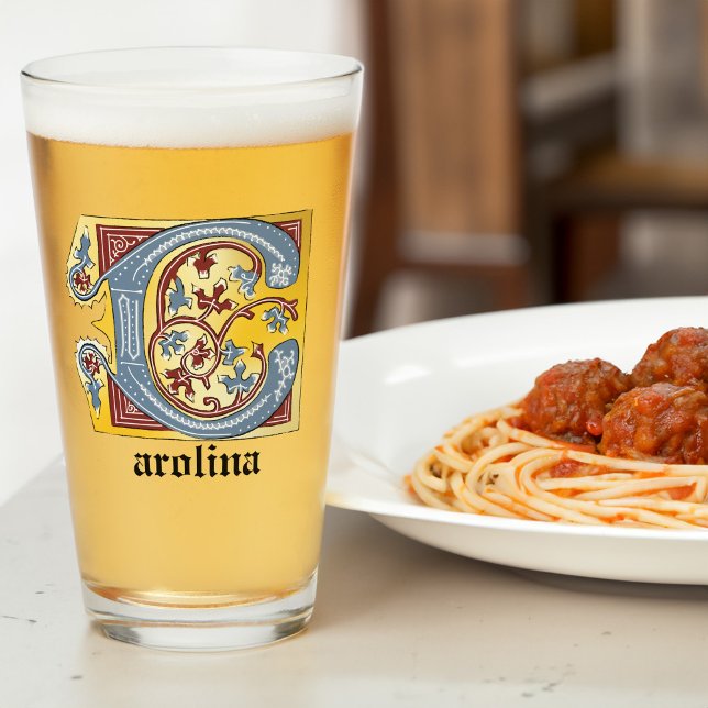 Leuchtender Brief C Glas (Von Creator hochgeladen)