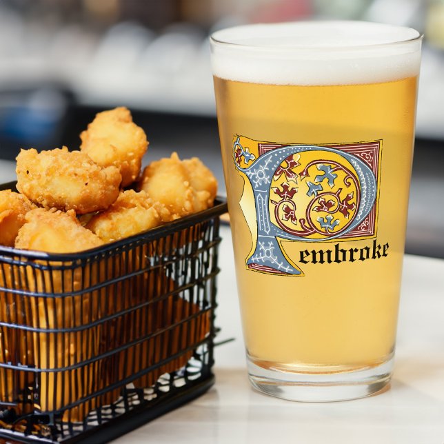 Leuchtender Brief des blauen und roten Reisenden P Glas (Von Creator hochgeladen)