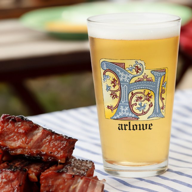 Leuchtender Brief H Glas (Von Creator hochgeladen)