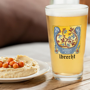 Leuchtender Brief U Glas