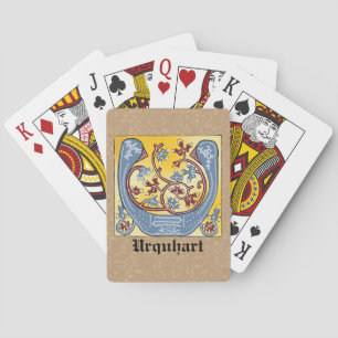 Leuchtender Brief U Spielkarten