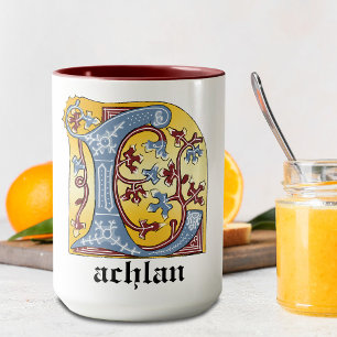 Leuchtender Buchstabe L Tasse