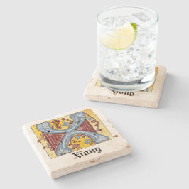 Leuchtender Buchstabe X Steinuntersetzer