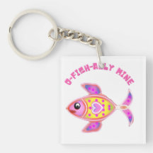 Leuchtender Herzfisch: Strahlendes Neon Kawaii Mee