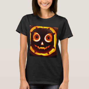 Leuchtender Jack-O'-Lantern-Kürbis T-Shirt