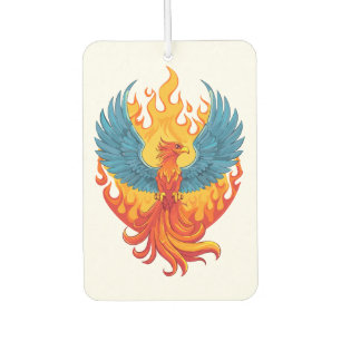 Leuchtender mythologischer Fantasy-Phönix-Vogel Autolufterfrischer