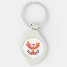 Leuchtender mythologischer Fantasy-Phönixvogel