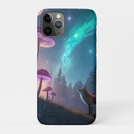 Leuchtender Pilzwald Fuchs Fantasy-Kunst Case-Mate iPhone Hülle