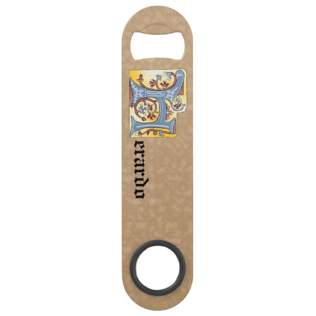 Leuchtender rechteckiger, blauer und roter Leuchtb Speed Flaschenöffner (Vorderseite)