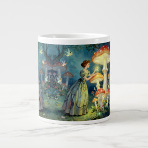 Leuchtender riesiger Pilzgarten Jumbo-Tasse