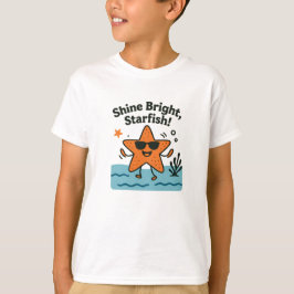 Leuchtender Seestern - Hübsches oranges Stranddesi T-Shirt