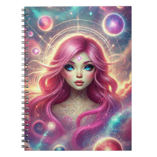 Leuchtendes Aura Radien Reflections-Notebook Notizblock