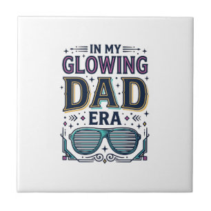 Leuchtendes Dad Era Retro Neon Sonnenbrille Shirt_ Fliese