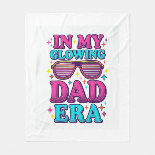 Leuchtendes Dad Era Vintage Gravur Shirt Design_1 Fleecedecke