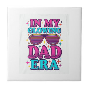 Leuchtendes Dad Era Vintage Gravur Shirt Design_1 Fliese