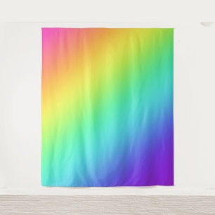 Leuchtendes Regenbogen-Gradient-Tapete Wandteppich