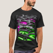 Leuchtendes Rosa Grünes Futuristisches 3D-Gitter