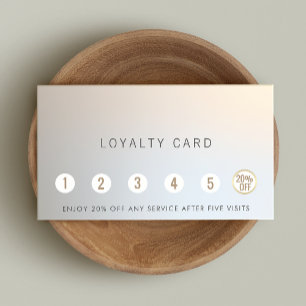 Leuchtendes Skript 6 Kundenloyalty Treuekarte